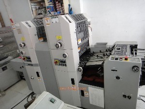 二手濱田八開(kāi)雙色酒精機(jī)出售，溫州藍(lán)天印刷物資推薦